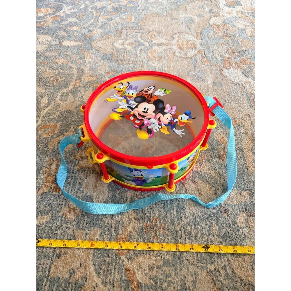Disney Mickey‎ Mouse Clubhouse Themed Toy Drum with Neck Strap